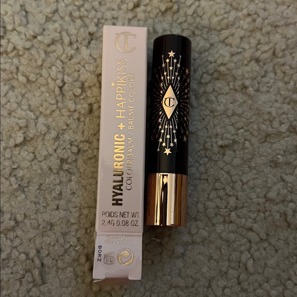 Charlotte Tilbury Black and Gold Hyaluronic Happikiss Balm